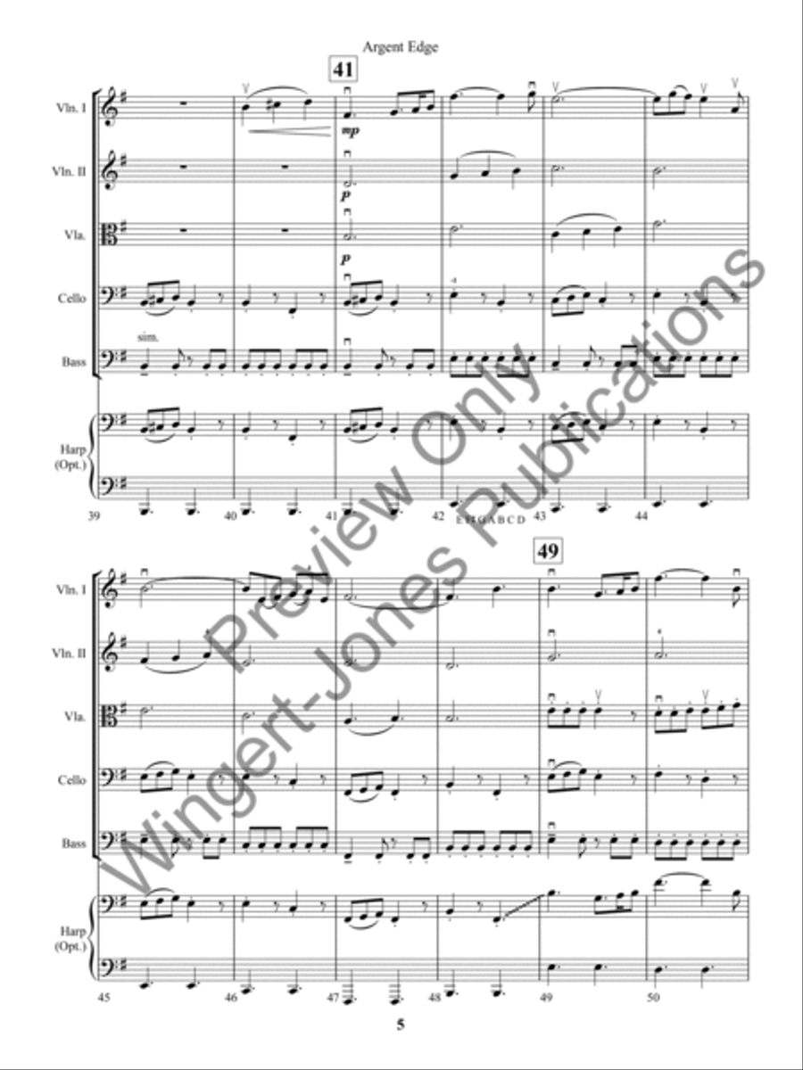 Argent Edge String Orchestra scores gallery preview page 8
