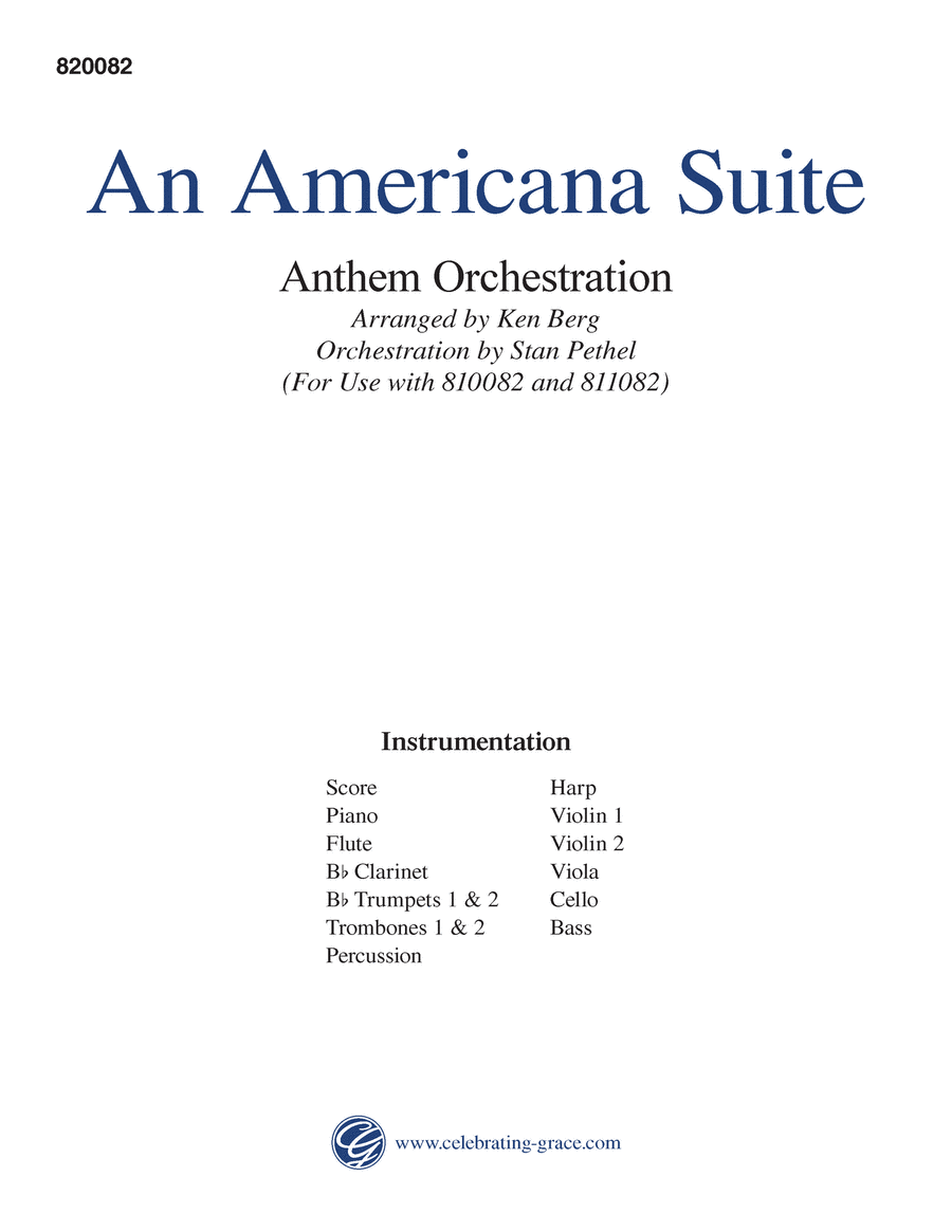 An Americana Suite 4-Part scores gallery preview page 1