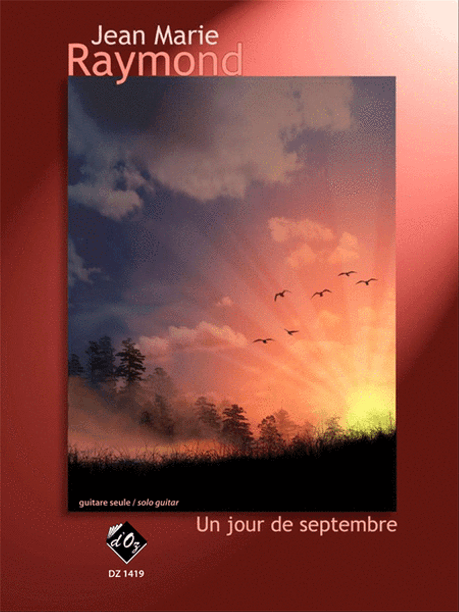 Un jour de septembre Classical Guitar scores gallery preview page 1
