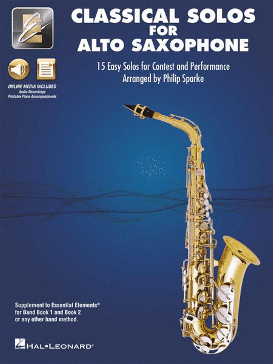 Classical Solos for Alto Sax Concert Band Methods scores gallery preview page 2