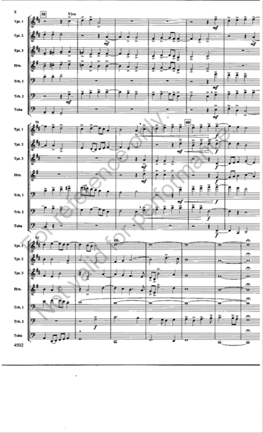 Kyrie, Gloria & Benedictus Chamber Music scores gallery preview page 8