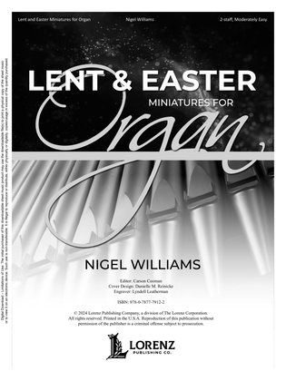 Book cover for Lent and Easter Miniatures for Organ