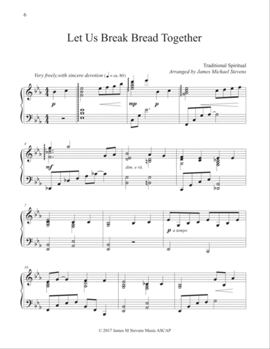 The Sacred Piano Piano Solo scores gallery preview page 6