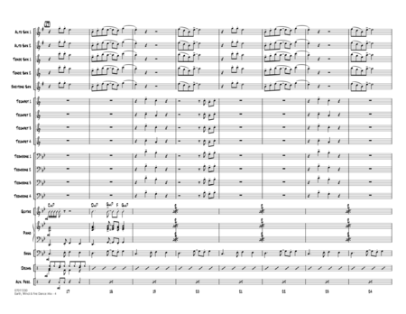 Earth, Wind & Fire Dance Mix - Conductor Score (Full Score)