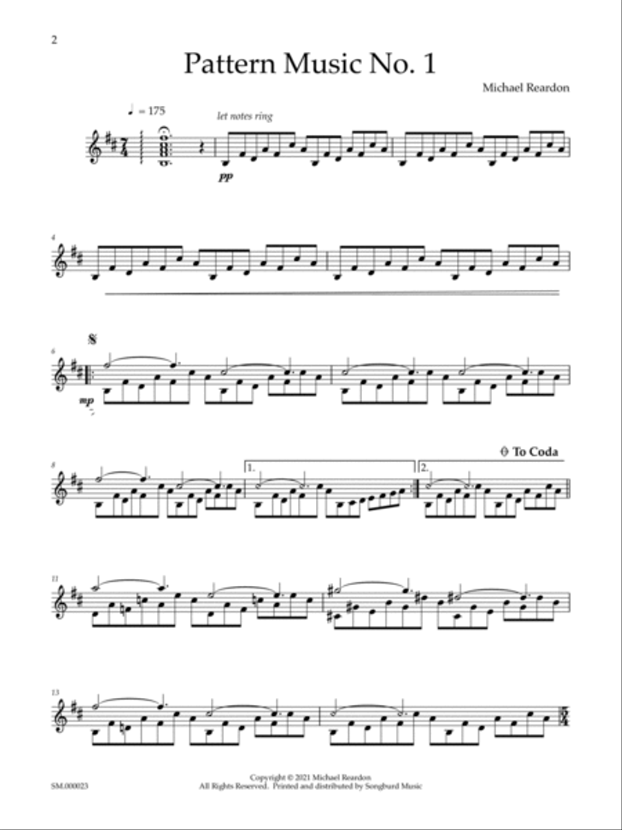 Pattern Music Acoustic Guitar scores gallery preview page 3