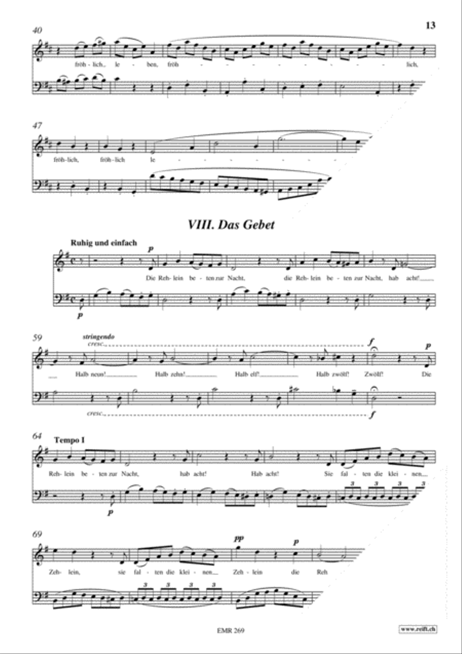 Galgenlieder Tuba scores gallery preview page 10