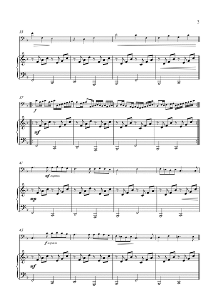 "Canon" by Pachelbel - EASY version for TUBA SOLO with PIANO image number null