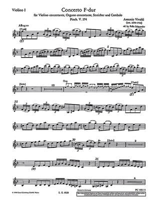 Concerto in F Major Op. 64, No. 4, RV 542/PV 274