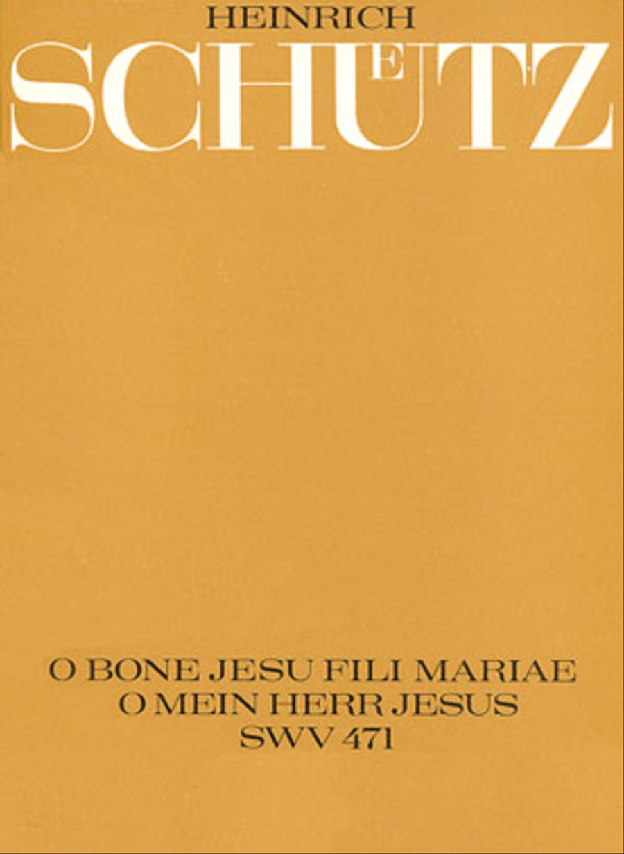 O bone Jesu, fili Mariae (O mein Herr Jesus) SSAATB scores gallery preview page 1