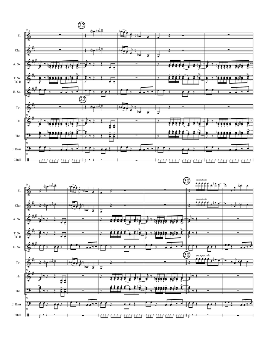Grazing In The Grass Jazz Ensemble scores gallery preview page 3