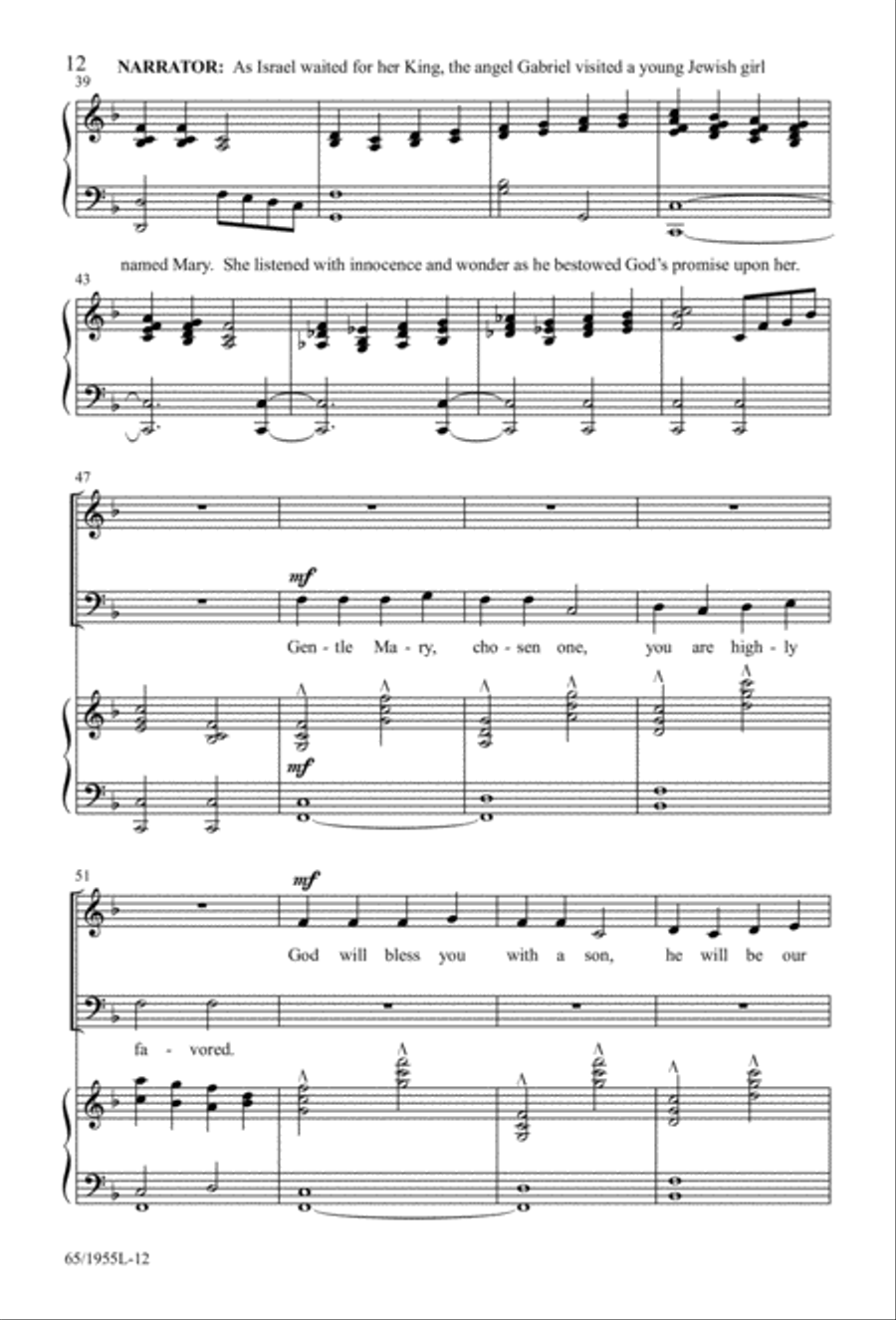 The Promise of a King 3-Part scores gallery preview page 12