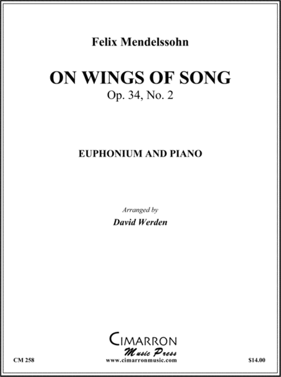 On Wings of Song Alto Saxophone scores gallery preview page 1