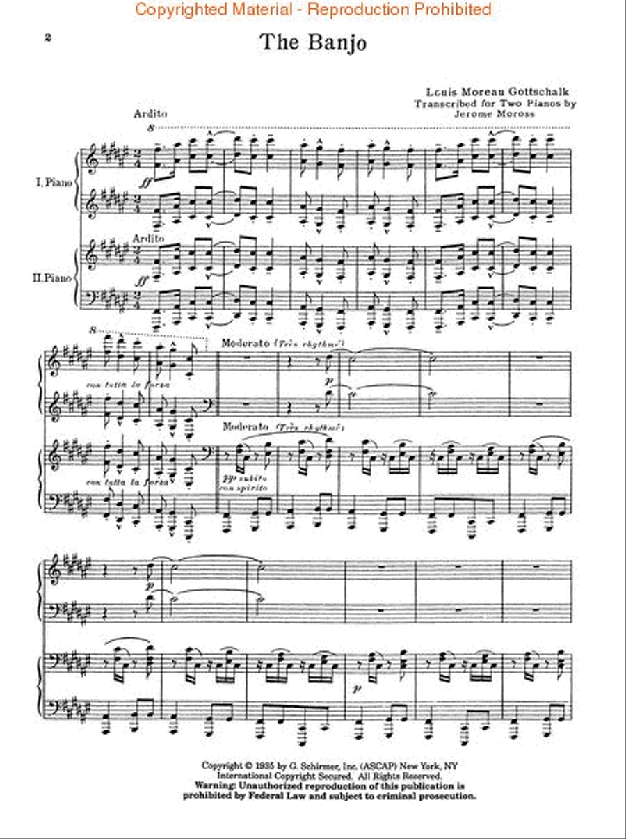 Banjo Banjo Banjo scores gallery preview page 2