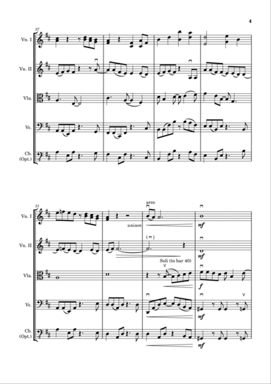 Summertime String Orchestra scores gallery preview page 4