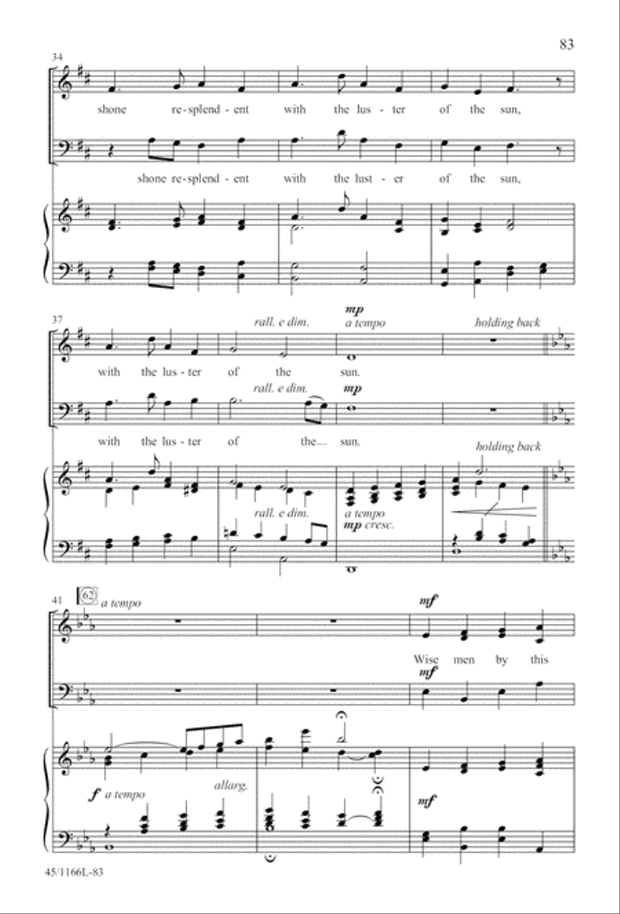 12 Carols for about 12 Singers 3-Part scores gallery preview page 84