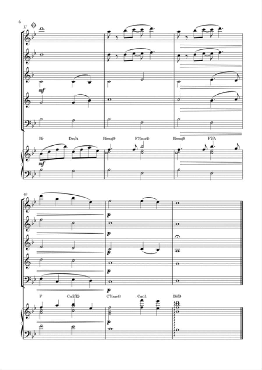 How Deep Is Your Love Bassoon scores gallery preview page 6