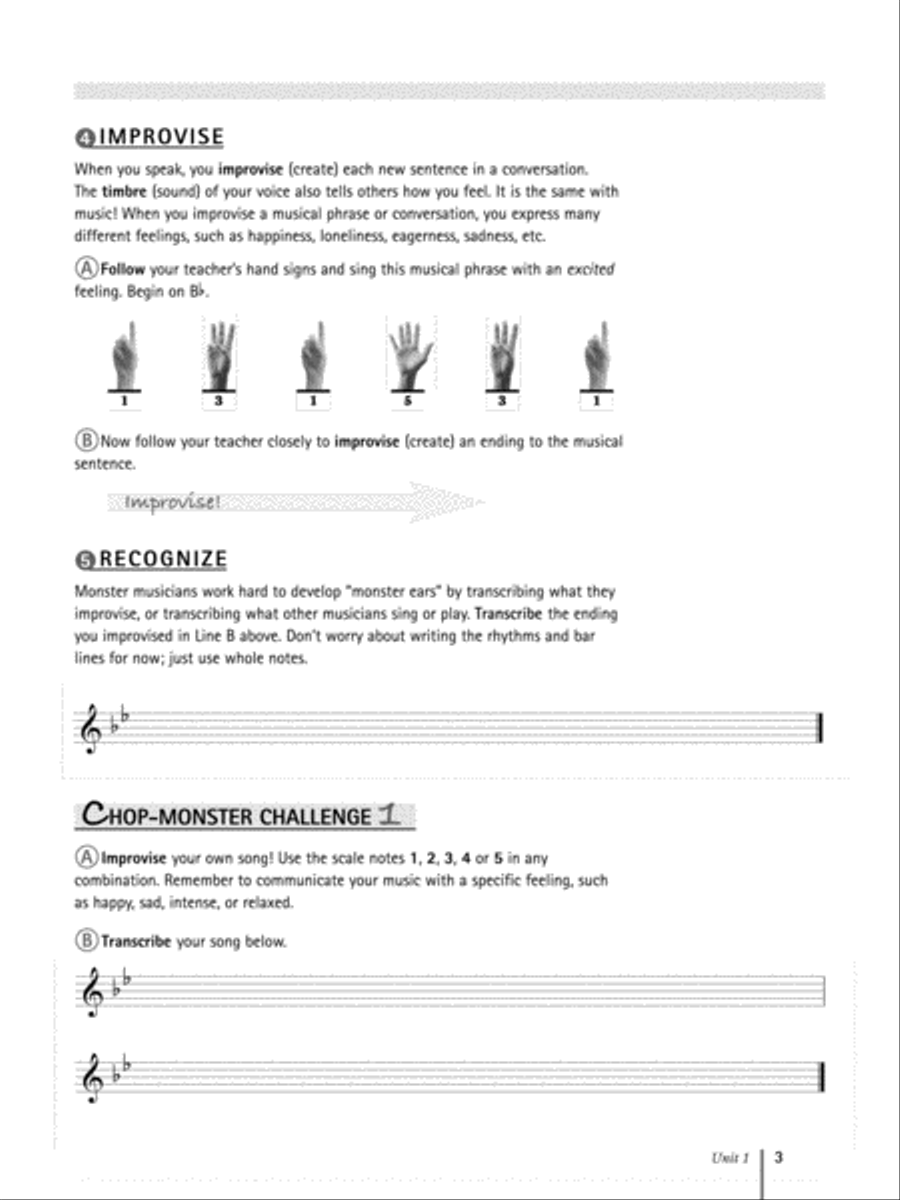 Chop-Monster, Book 1 Jazz Ensemble scores gallery preview page 4