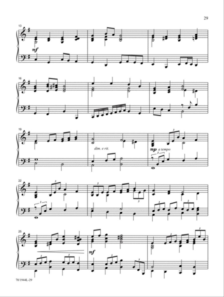 The Triumphs of His Grace Piano Solo scores gallery preview page 13