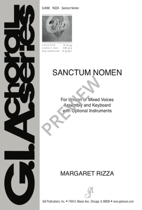 Book cover for Sanctum Nomen