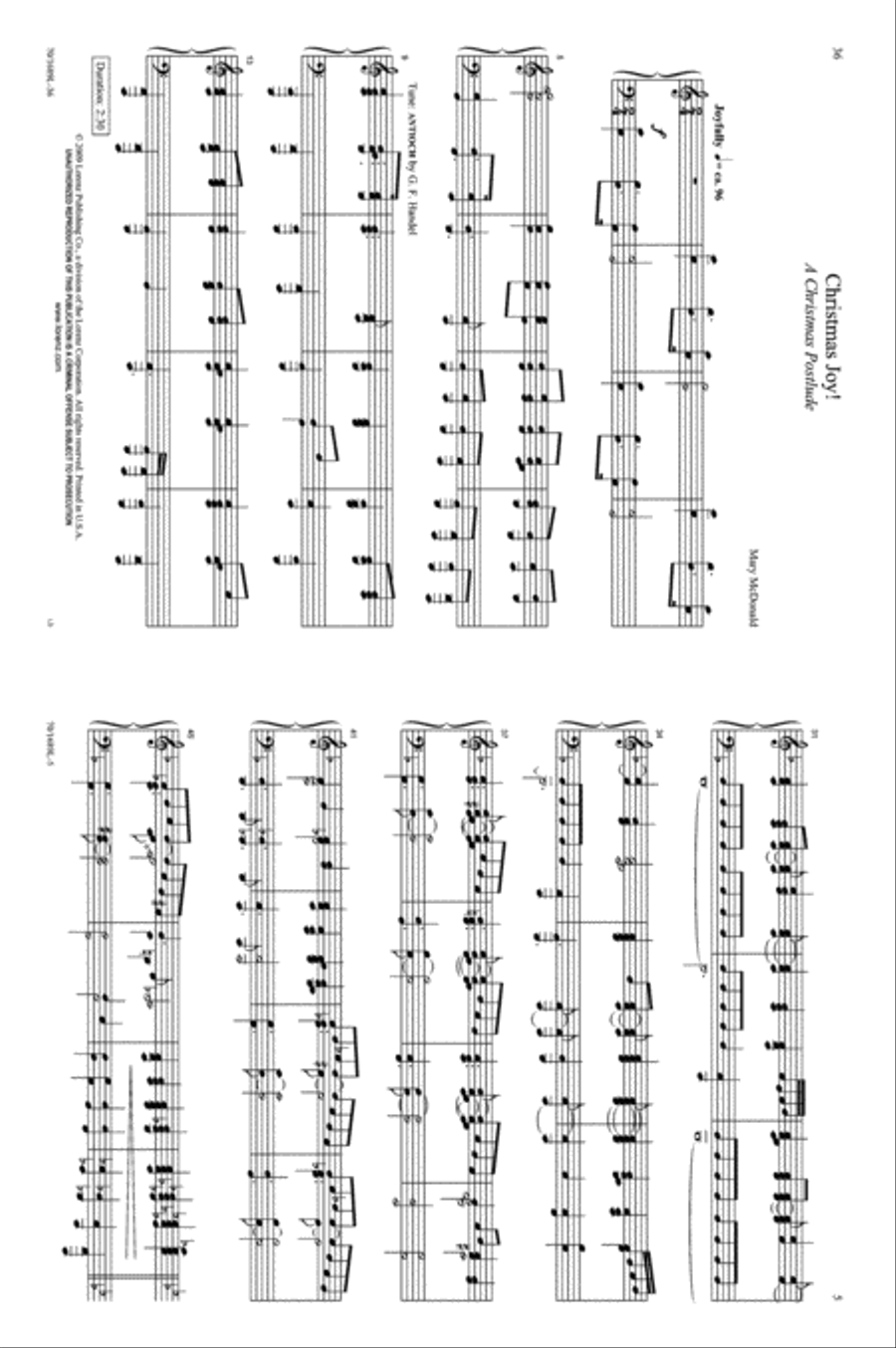 A Mary Merry Christmas (Digital Delivery) Piano Solo scores gallery preview page 5