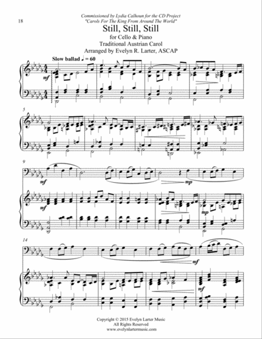 Still, Still, Still String Duet scores gallery preview page 1