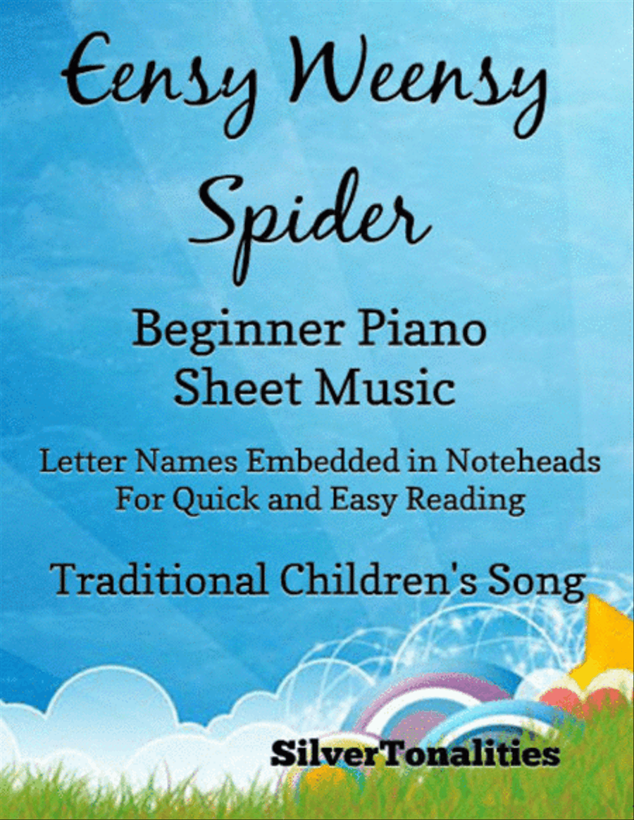 Eensy Weensy Spider Beginner Piano Sheet Music Piano Method scores gallery preview page 1