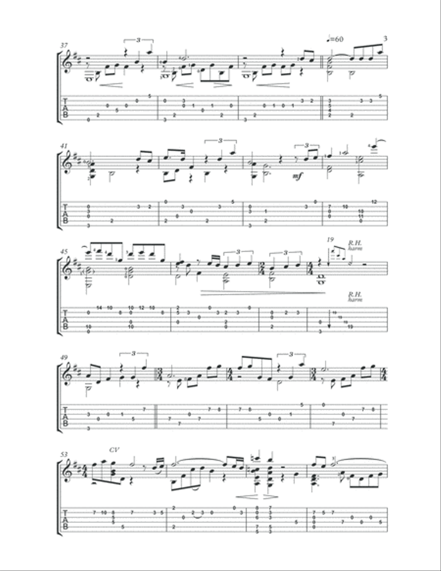 Goodnight Moon (arr. Gerard Cousins) Acoustic Guitar scores gallery preview page 3