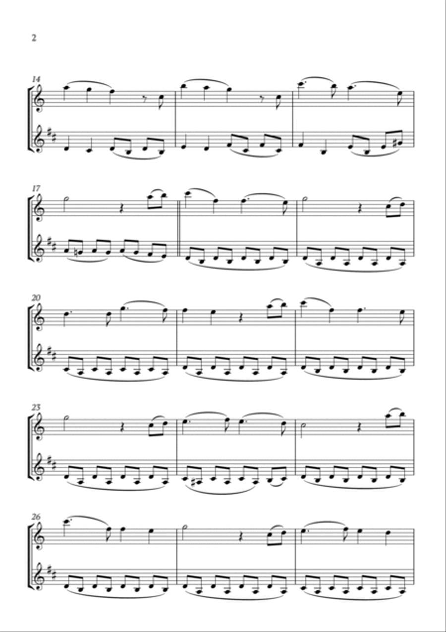 I See The Light I See The Light Woodwind Duet scores gallery preview page 2