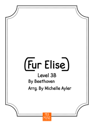 Book cover for Fur Elise - Level 3B
