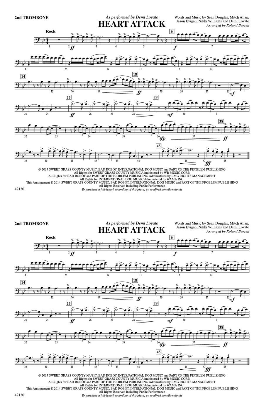 Heart Attack: 2nd Trombone