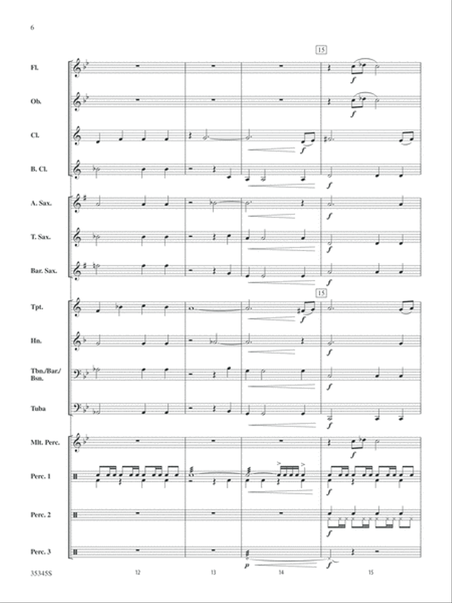 Plaza de Toros: Score Concert Band scores gallery preview page 6