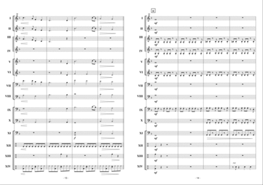 Slow Motion Concert Band scores gallery preview page 8