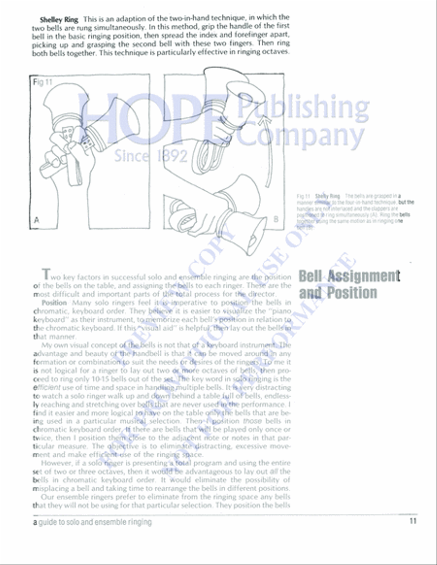 Impossible Ringing Made Possible Handbell Choir scores gallery preview page 13