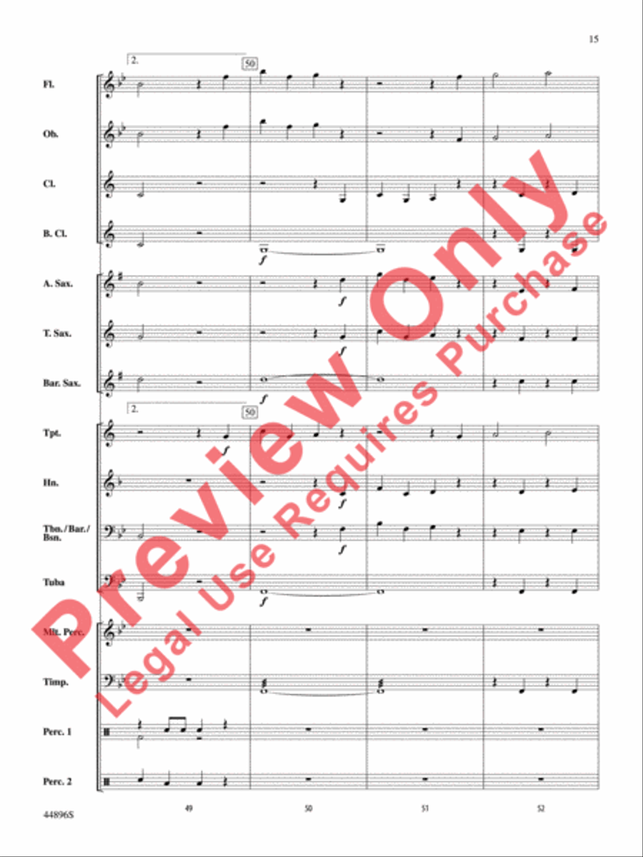 Promenade Promenade Concert Band scores gallery preview page 16
