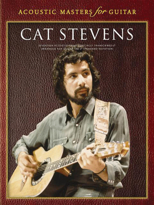 Book cover for Cat Stevens – Acoustic Masters for Guitar
