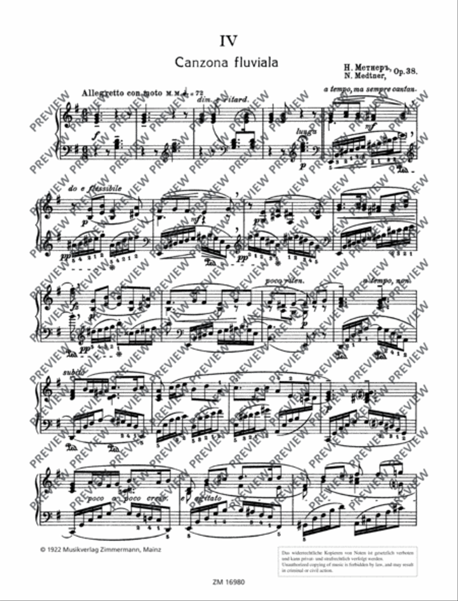 Vergessene Weisen (Forgotten Melodies) Piano Solo scores gallery preview page 3