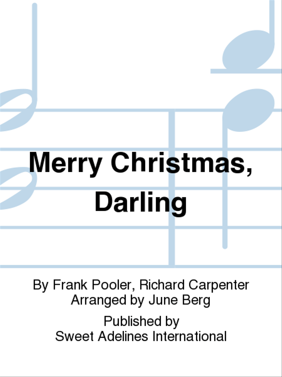 Merry Christmas, Darling A Cappella scores gallery preview page 1