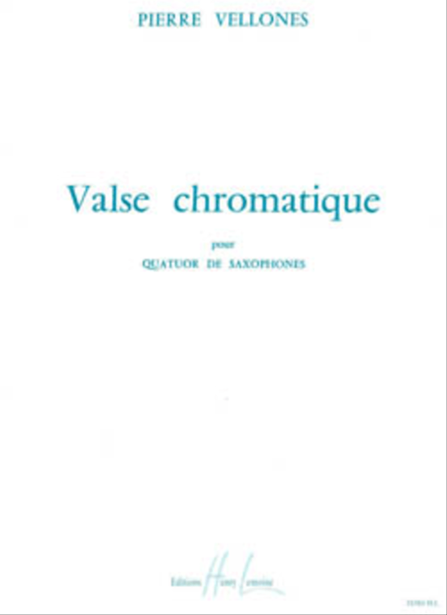 Valse Chromatique Valse Chromatique Saxophone Quartet scores gallery preview page 1