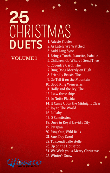 25 Christmas Duets for Flute and Clarinet - VOL.1 image number null