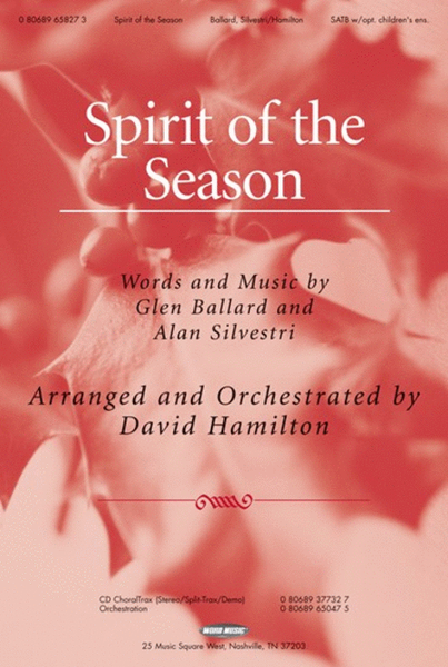Spirit of the Season - Orchestration