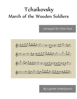 Book cover for March of the Wooden Soldiers - Flute Duet