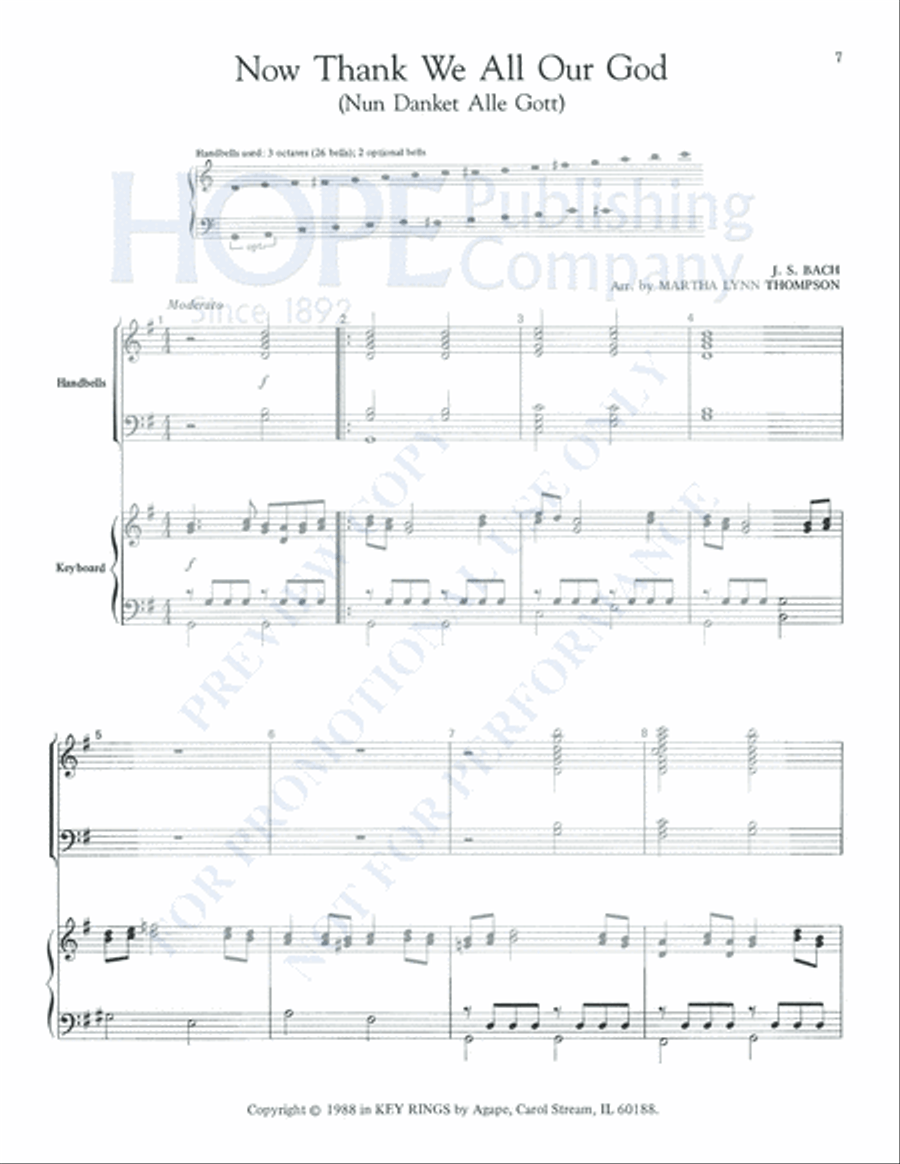 Key Rings Handbell Choir scores gallery preview page 10