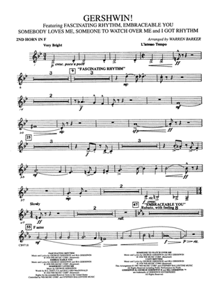 Gershwin! (Medley): 2nd F Horn