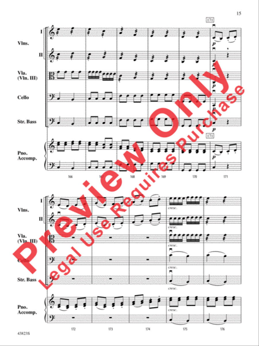 Symphony No. 3 String Orchestra scores gallery preview page 16