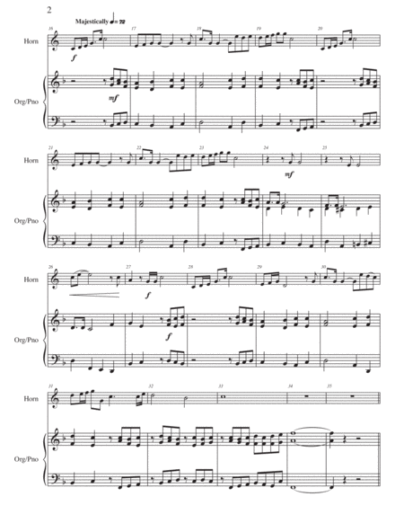 Partita on "Neander" for French Horn and Organ image number null
