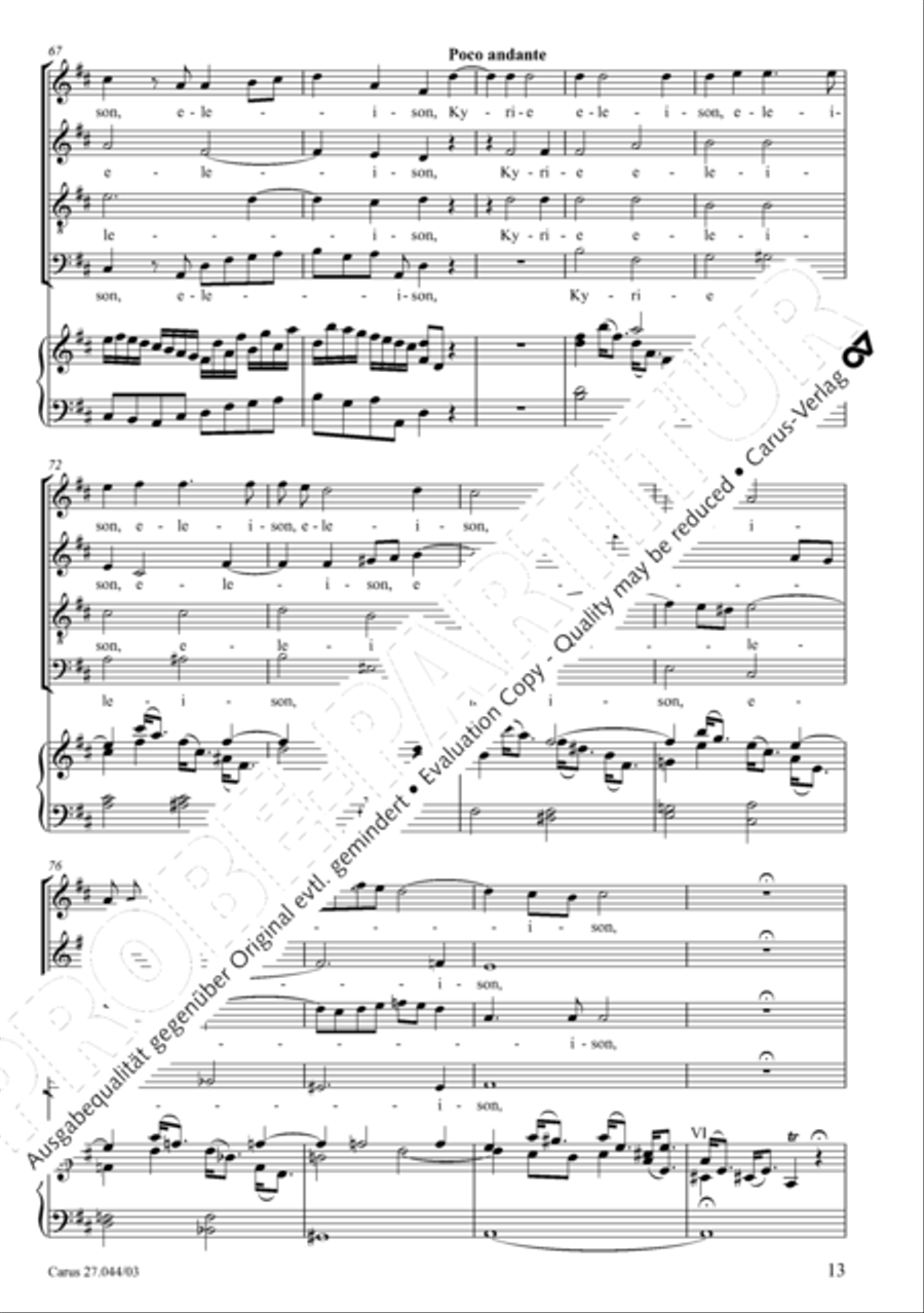 Messa per il Santissimo Natale 4-Part scores gallery preview page 14