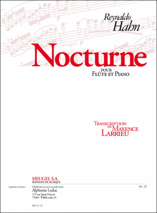 Book cover for Nocturne Pour Flute Et Piano