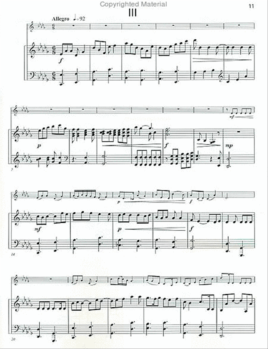 Concerto for Horn and Piano Piano Accompaniment scores gallery preview page 3