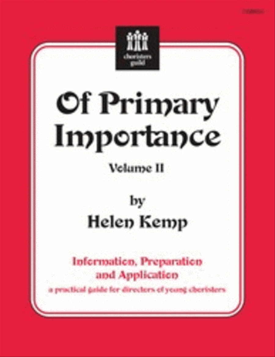 Of Primary Importance, Volume II Book Director Score scores gallery preview page 1