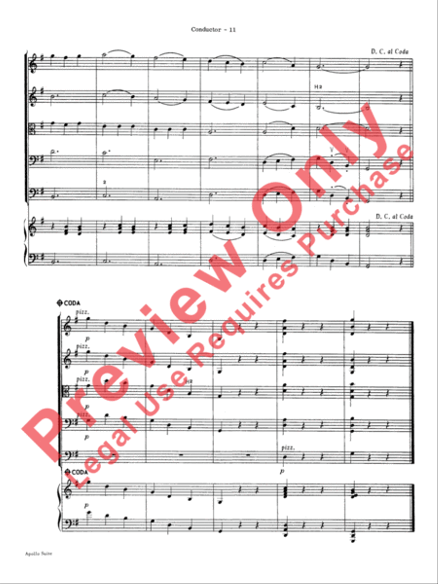 The Apollo Suite String Orchestra scores gallery preview page 14